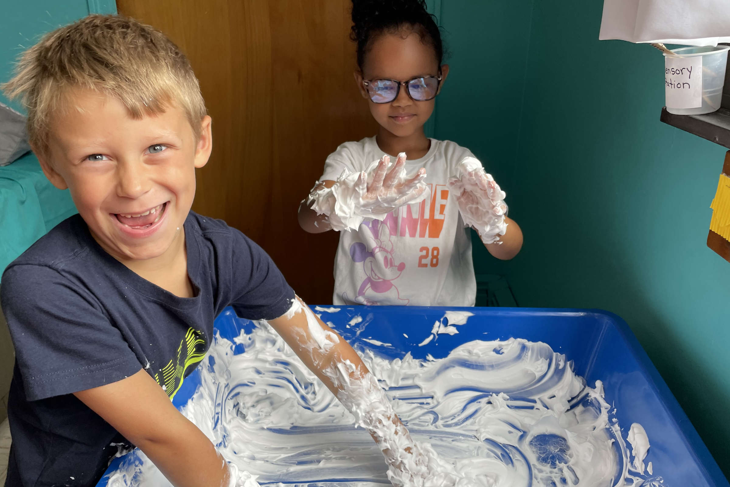 Happy children at Parker Academy